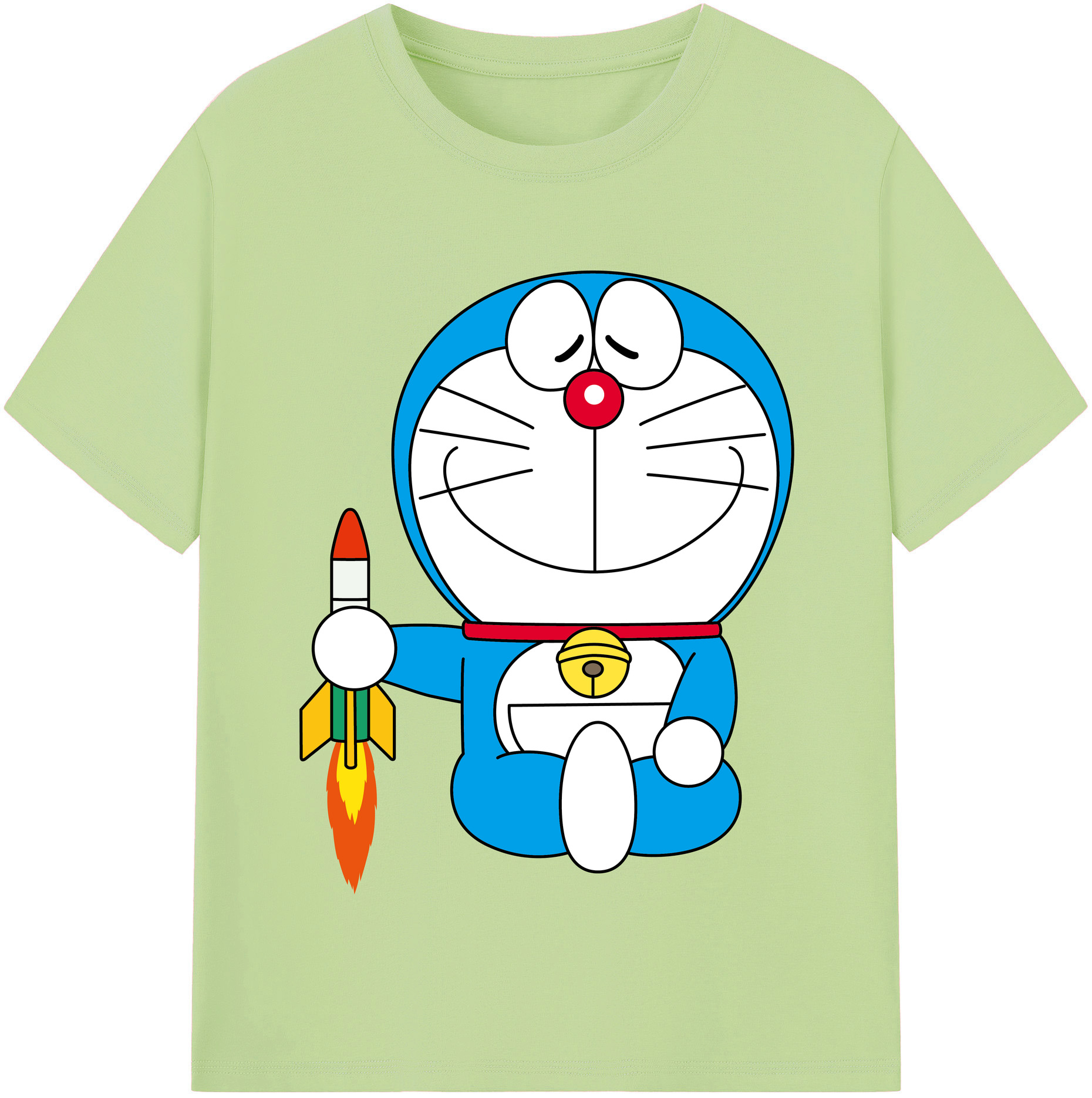 （画像用） ドラえもん Doraemon 綿100％半袖Tシャツ（フロントプリント）